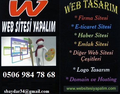 web sitesi yapalım