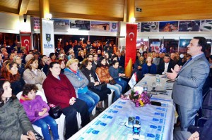 GÜMÜŞYAKA HALK TOPLANTISINA YOĞUN KATILIM