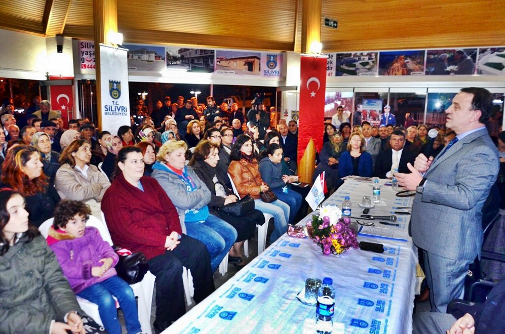GÜMÜŞYAKA HALK TOPLANTISINA YOĞUN KATILIM