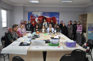 CHP’li Kadınlardan B.Çavuşlu Mahalle Evi Ziyareti