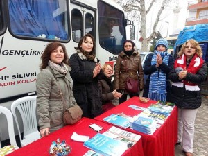 CHP’li Bayanlar Ortaköy’de