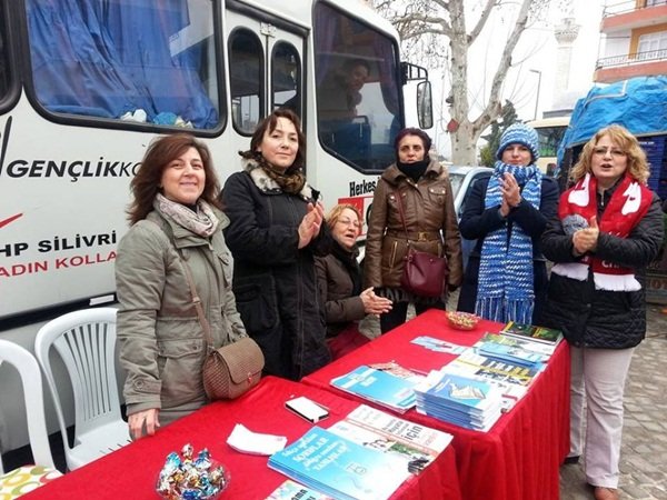 CHP’li Bayanlar Ortaköy’de