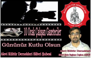 Alevi Kültür Derneği’nden Gazetecilere Kutlama Mesajı