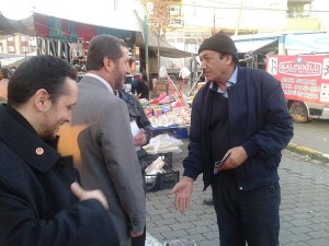 Saadet Heyeti Mimar Sinan Pazarında