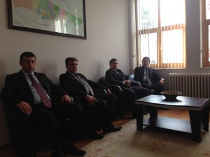 Silivri’li Göçmenlerden Kaymakam Keser’e Nezaket Ziyareti