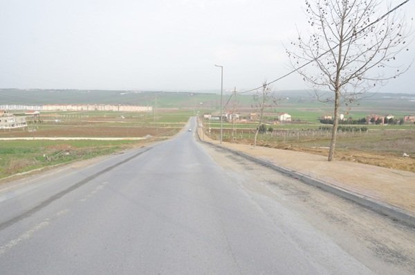 Çağdaşkent Yoluna Kaldırım Düzenlemesi