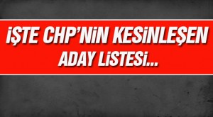 CHP’nin Adayları Kesinleşen İlçeleri