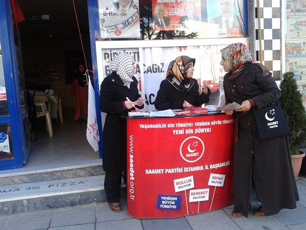 Saadet Silivri’de Kadın Kolları Atakta