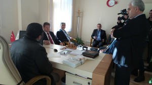 Tahir Sert’ten, Orman İşletme Şefliğine Nezaket Ziyareti