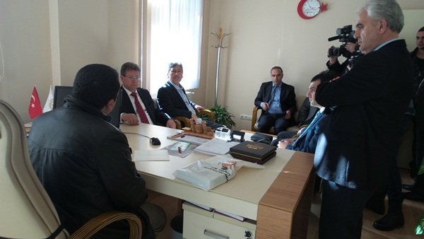 Tahir Sert’ten, Orman İşletme Şefliğine Nezaket Ziyareti