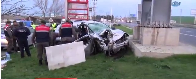 Kınalı Kavşağında Kaza: 1 Ölü, 1 Yaralı