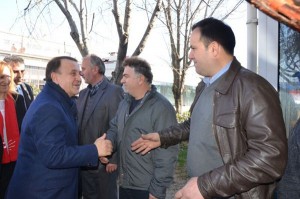 Işıklar sanayi sitesi esnafına hayırlı işler diledi