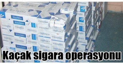 Çorlu’da Kaçak Sigara Ele Geçirildi