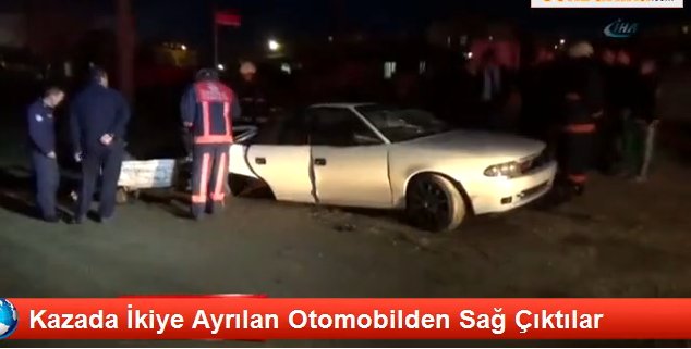 Semizkumlar’da Olan Feci Kazadan Sağ Kurtuldular