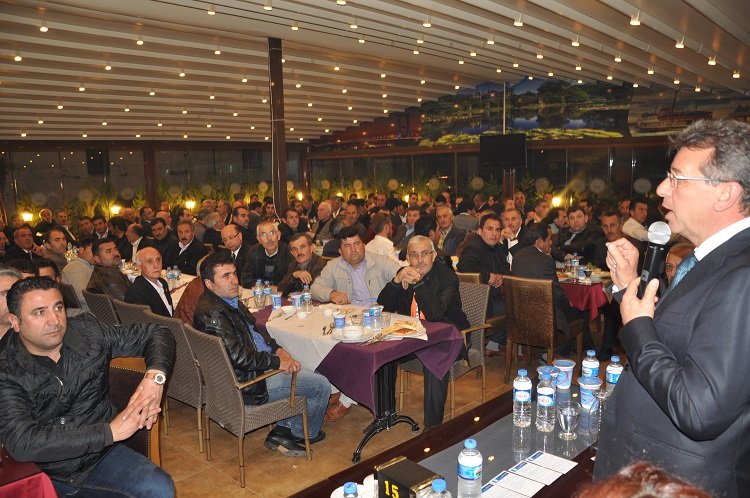 Tahir Sert Hafriyatçılarla Akşam Yemeğinde Buluştu