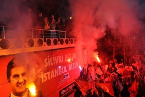 Mimarsinan Mahallesi’nde coşkulu miting