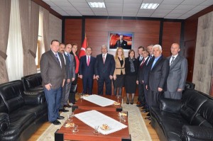 Başkan Işıklar Kaymakam Keser’i ziyaret etti