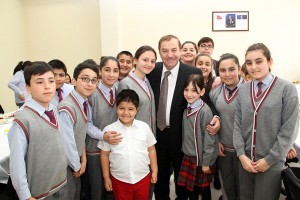 Başkanı Öğrenciler Kahvaltıda Karşıladı