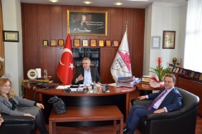 Başkan Işıklar’dan Başkan Cem Kara’ya Ziyaret