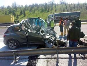 Tem Otoyolu’nda Feci Kaza: 1 Ölü