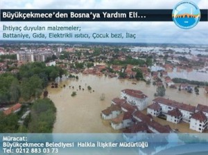 Büyükçekmece’den Bosna Hersek’e Yardım