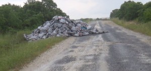 Seymen – B.Kılıçlı yolunda çirkin görüntü