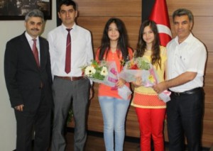 Kayapınar, Teog Birincilerini Tebrik Etti