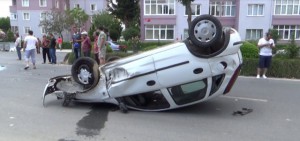 Konutlarda kaza 1 yaralı