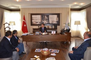 KUTUBİ VE TURAN’DAN NEZAKET ZİYARETİ