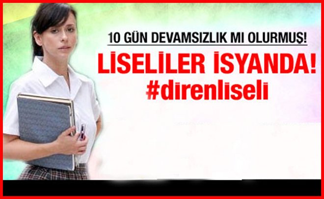 Twitter`da direnliseli fırtınası!