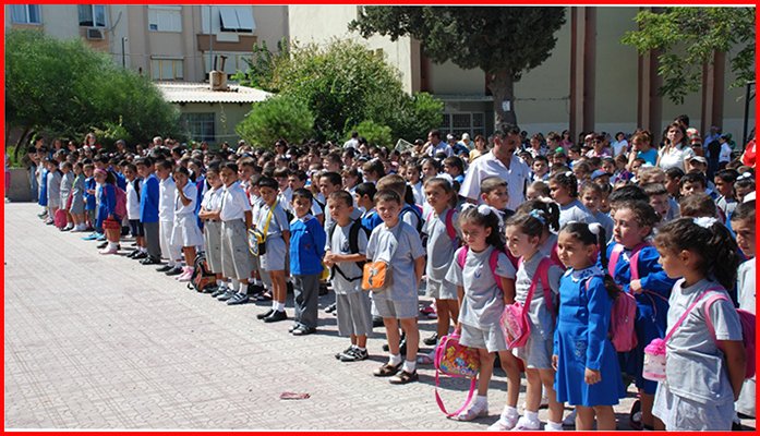 Ders zili minik öğrenciler için çaldı