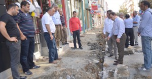 SİLİVRİ`DE SOKAK DÜZENLEMELERİ DEVAM EDİYOR