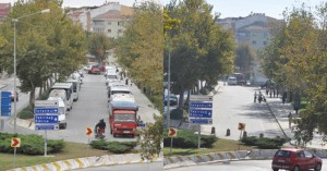 TRAFİĞE KAPATILDI