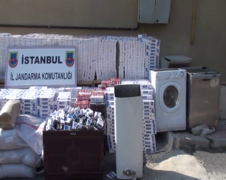Jandarmadan Kaçak Sigara Operasyonu