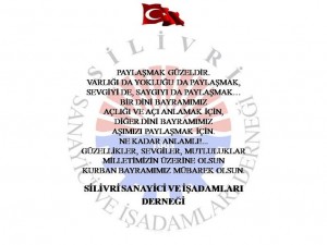 Silivri Siad Kurban Bayramı Kutlama Mesajı
