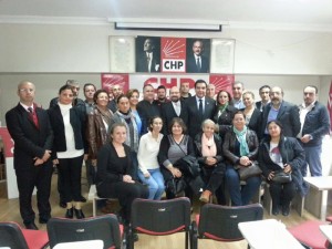 Erdoğan Toprak ve Oğuz Soydan B.çekmece CHP İlçe Başkanlığını Ziyaret Etti