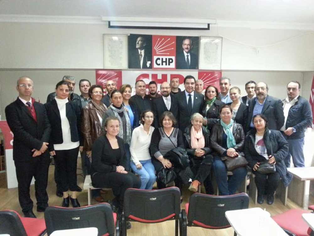 Erdoğan Toprak ve Oğuz Soydan B.çekmece CHP İlçe Başkanlığını Ziyaret Etti