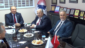 SİAD DSP GENEL BAŞKANI MASUM TÜRKER’İ AĞARLADI