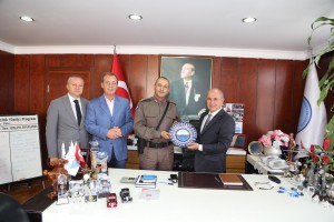 Jandarma Komutanından Başkan Akgün’e Ziyaret