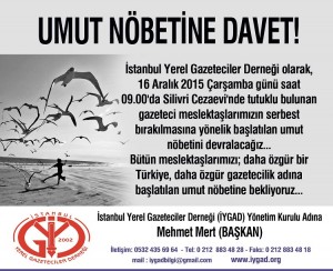 Umut Nöbetine Davet