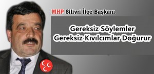 Türkyılmaz; “Gereksiz Söylemler Gereksiz Kıvılcımlar Doğurur”