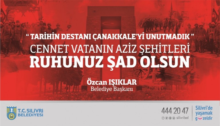 Silivri Belediyesi 18 Mart Çanakkale İlanı