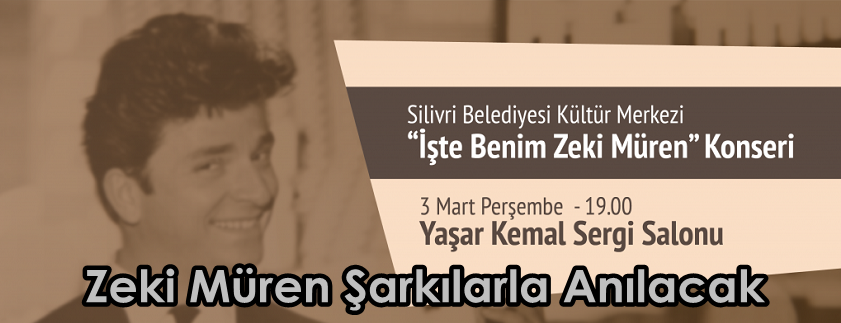Zeki Müren Şarkılarla Anılacak