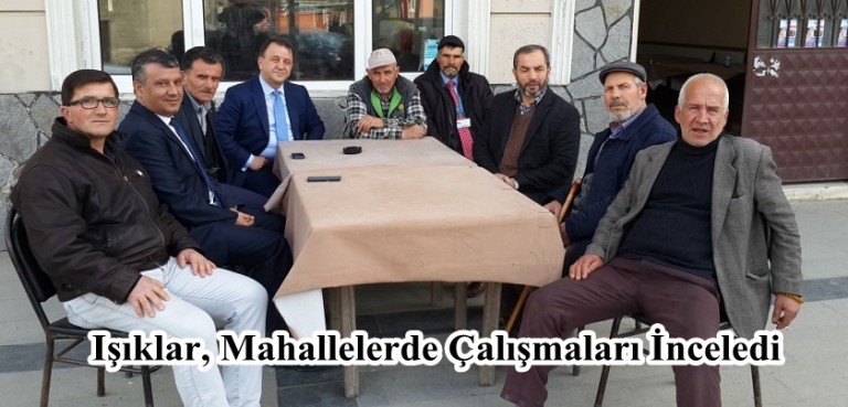 IŞIKLAR MAHALLELERDE ÇALIŞMALARI İNCELEDİ