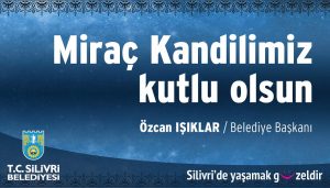 Miraç Kandili Kutlama İlanı