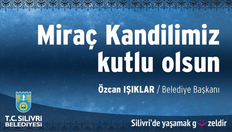 Miraç Kandili Kutlama İlanı