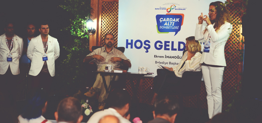 İMAMOĞLU VE MAHRUKİ “KENDİ EVEREST’İNİZE TIRMANIN DEDİ”