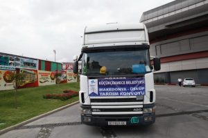 KÜÇÜKÇEKMECE’DEN MAKEDONYA’YA SEL YARDIMI