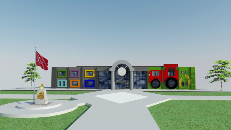 TARIM LİSESİ ÇALIŞMALARI SÜRÜYOR