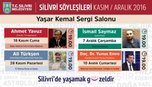 SİLİVRİ SÖYLEŞİLERİ KASIM / ARALIK PROGRAMI